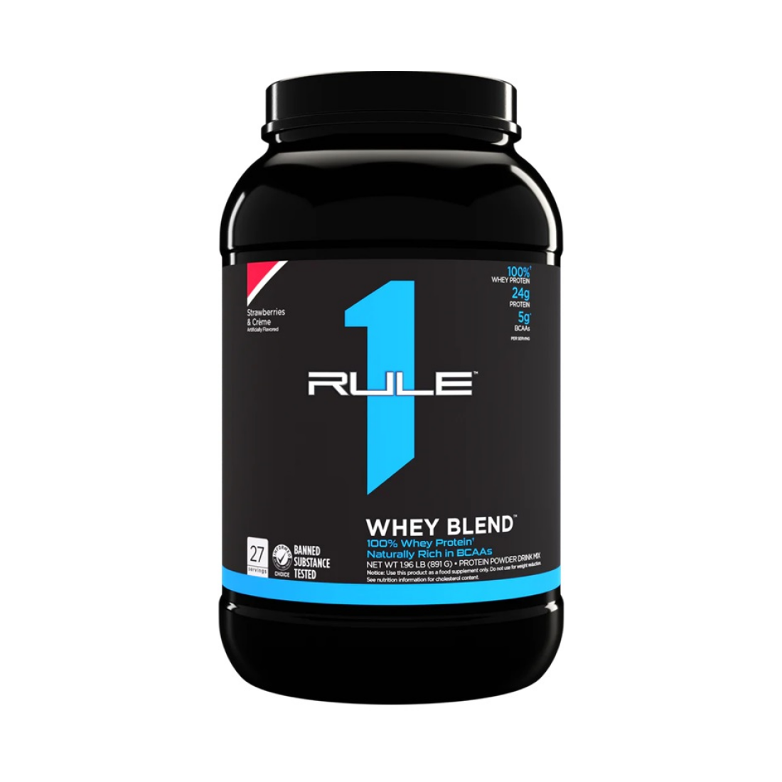 RULE ONE R1 WHEY BLEND STRAWBERRIES & CREME - 891 GRAMS