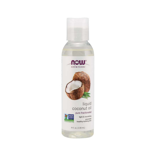 NOW FOODS COCONUT OIL LIQUID PURE FRACTIONATED - 118 ML