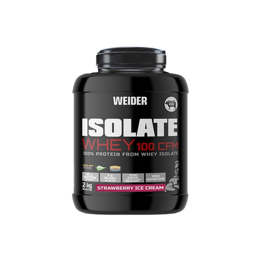 WEIDER ISOLATE WHEY 100 CFM STRAWBERRY ICE CREAM - 2000 GRAMS