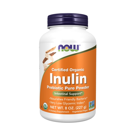 NOW FOODS INULIN PREBIOTIC PURE POWDER - 227 GRAMS