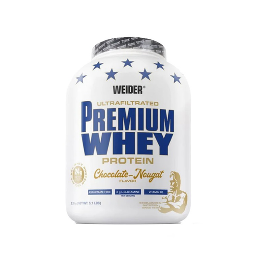 WEIDER PREMIUM WHEY CHOCOLATE NOUGAT - 2300 GRAMS