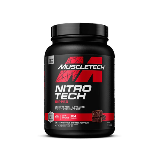 MUSCLETECH NITRO-TECH RIPPED CHOCOLATE FUDGE BROWNIE - 1870 GRAMS