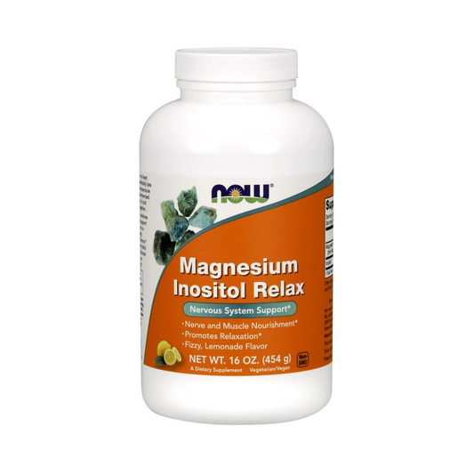 NOW FOODS MAGNESIUM INOSITOL RELAX POWDER - 454 GRAMS