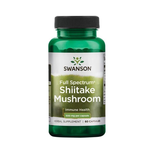 SWANSON FULL SPECTRUM SHIITAKE MUSHROOM 500MG - 60 CAPS