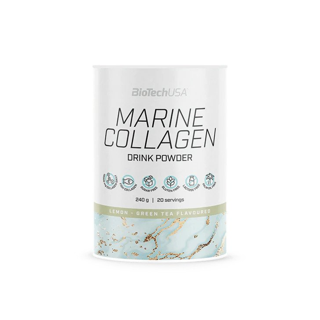 BIOTECHUSA MARINE COLLAGEN LEMON-GREEN TEA - 240 GRAMS