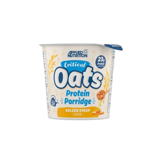 APPLIED NUTRITION CRITICAL OATS PROTEIN PORRIDGE GOLDEN SYRUP - 12 X 60G