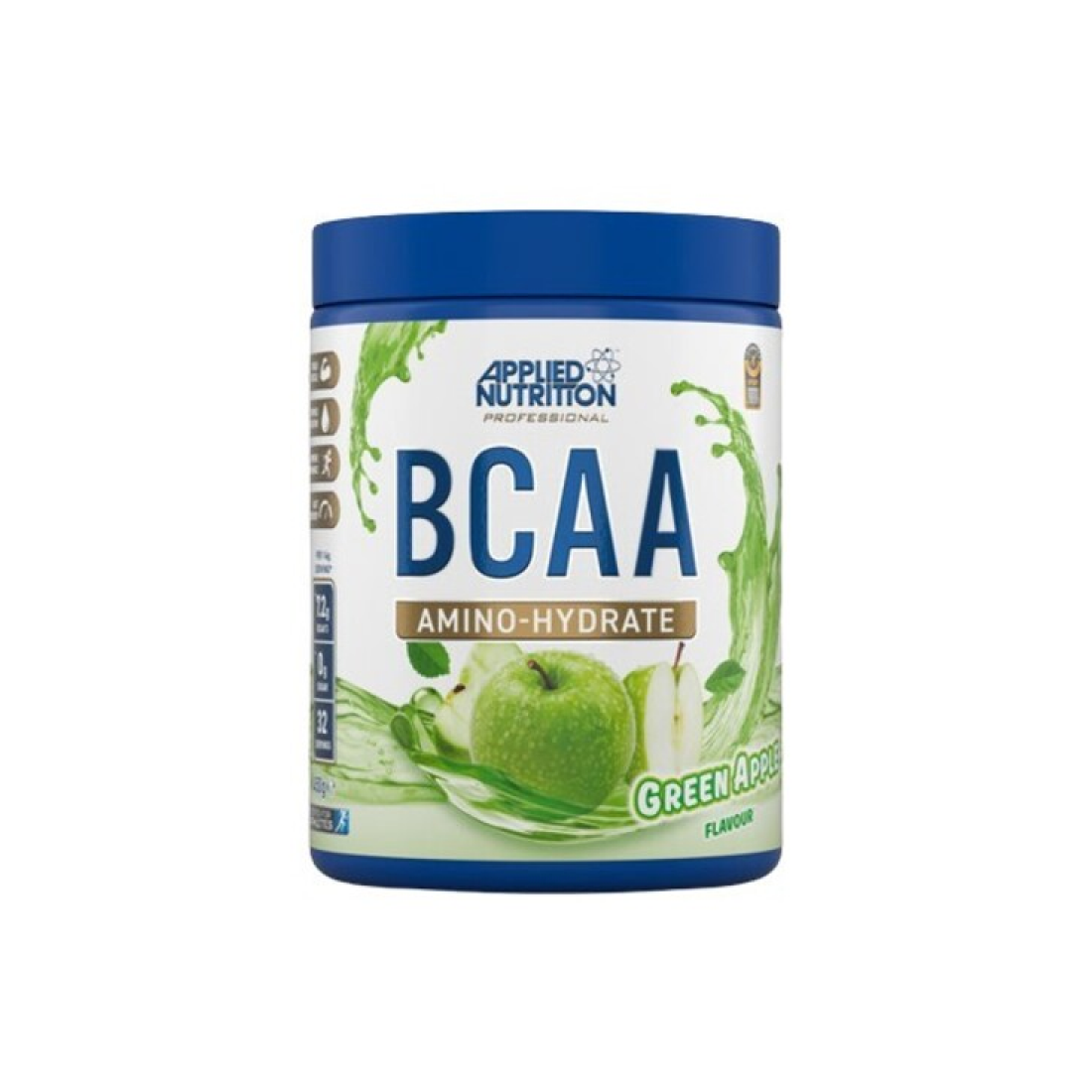 APPLIED NUTRITION BCAA AMINO-HYDRATE GREEN APPLE - 450 GRAMS