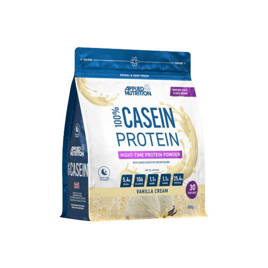 APPLIED NUTRITION 100% CASEIN PROTEIN VANILLA CREAM - 900 GRAMS