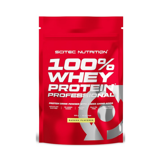 SCITEC 100% WHEY PROTEIN PROFESSIONAL BANANA - 500 GRAMS