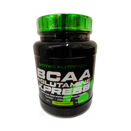 SCITEC BCAA + GLUTAMINE XPRESS LIME - 600 GRAMS