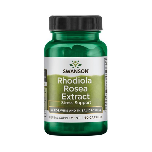 SWANSON RHODIOLA ROSEA EXTRACT - 60 CAPS
