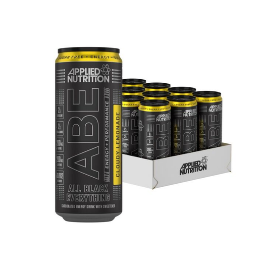 APPLIED NUTRITION ABE ENERGY + PERFORMANCE CANS CLOUDY LEMONADE - 12 X 330 ML