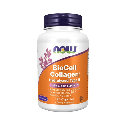 NOW FOODS BIOCELL COLLAGEN HYDROLYZED TYPE II - 120 CAPS