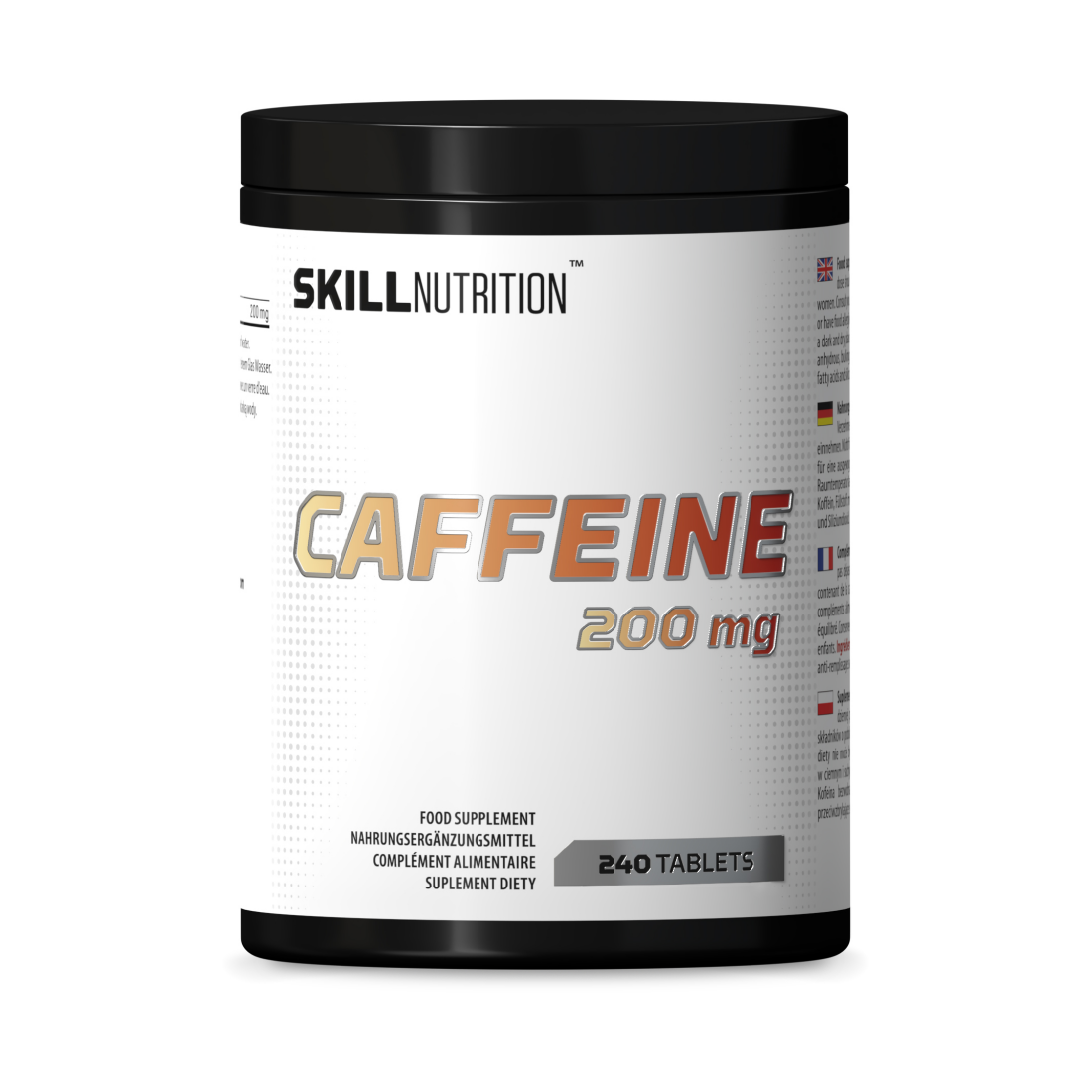 SKILL NUTRITION CAFFEINE 200MG - 240 TABLETS