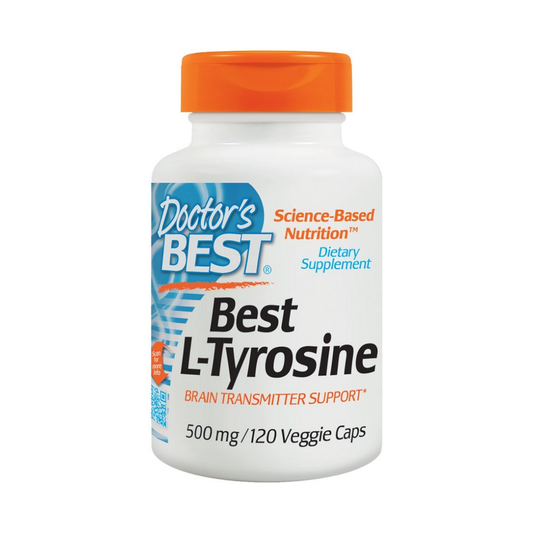 DOCTOR'S BEST L-TYROSINE 500MG - 120 VCAPS