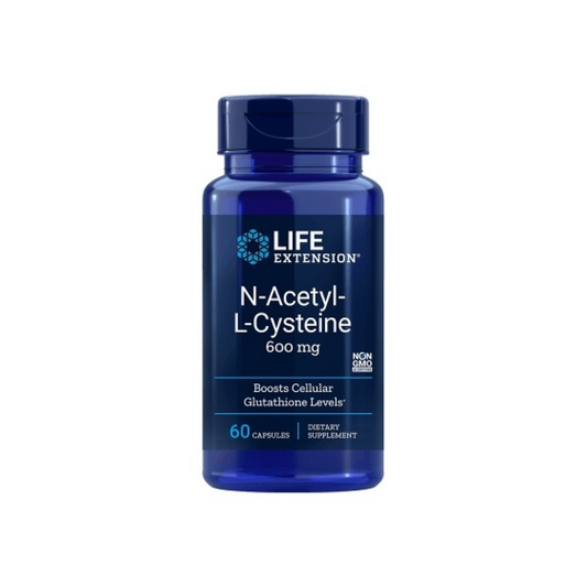 LIFE EXTENSION N-ACETYL-L-CYSTEINE 600MG - 60 CAPS