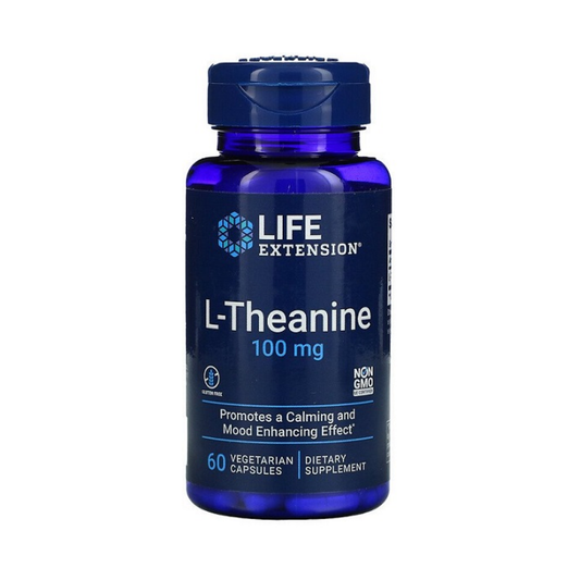 LIFE EXTENSION L-THEANINE 100MG - 60 VCAPS