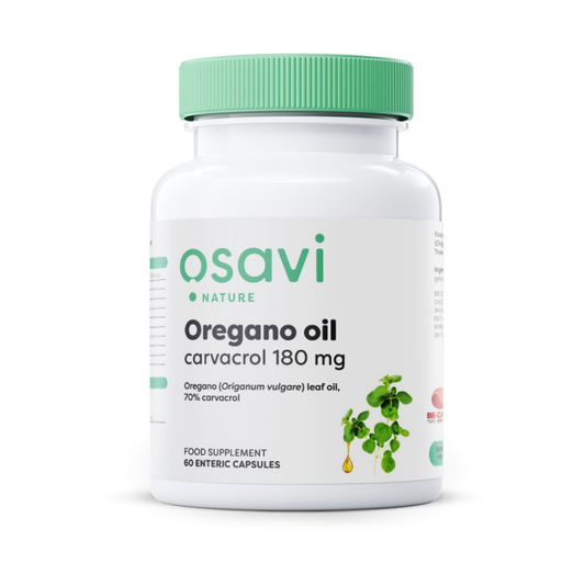 OSAVI OREGANO OIL CARVACROL 180MG - 60 ENTERIC CAPS