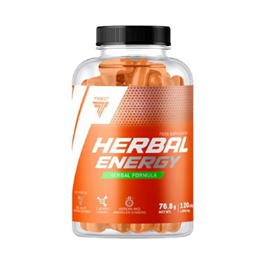 TREC NUTRITION HERBAL ENERGY - 120 CAPS