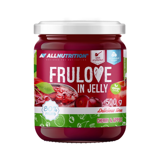 ALLNUTRITION FRULOVE IN JELLY CHERRY & APPLE - 500 GRAMS