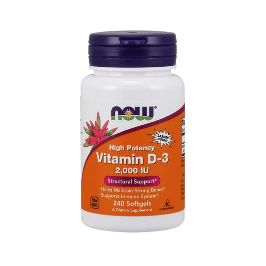 NOW FOODS VITAMIN D-3 2000 IU - 240 SOFTGELS