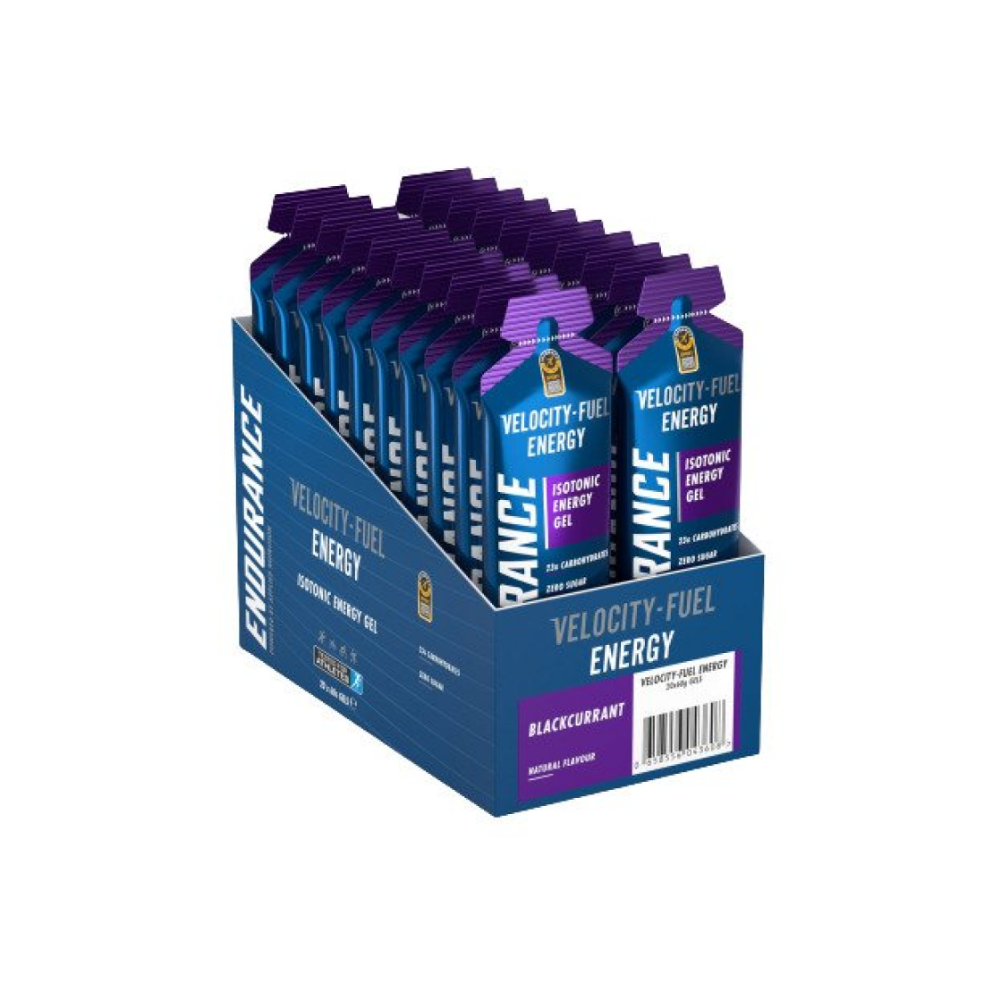 APPLIED NUTRITION ENDURANCE ENERGY ISOTONIC ENERGY GEL BLACKCURRANT - 20 X 60G