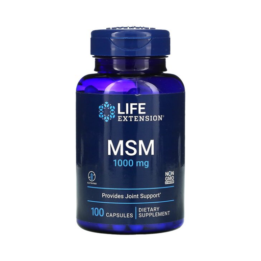 LIFE EXTENSION MSM 1000MG - 100 CAPS