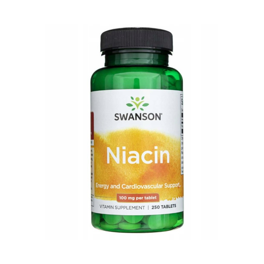 SWANSON NIACIN 100MG - 250 TABLETS
