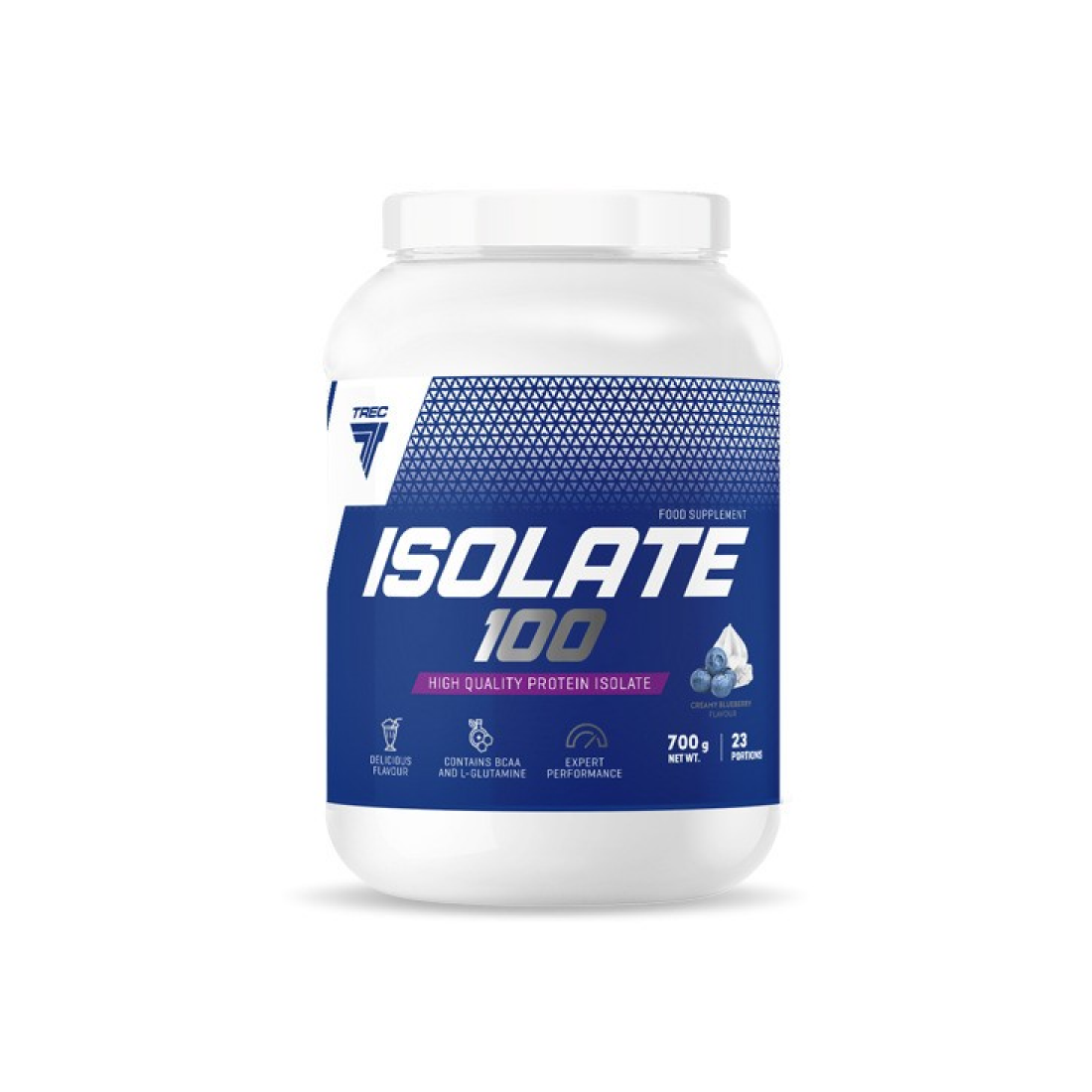 TREC NUTRITION ISOLATE 100 CREAMY BLUEBERRY - 700 GRAMS