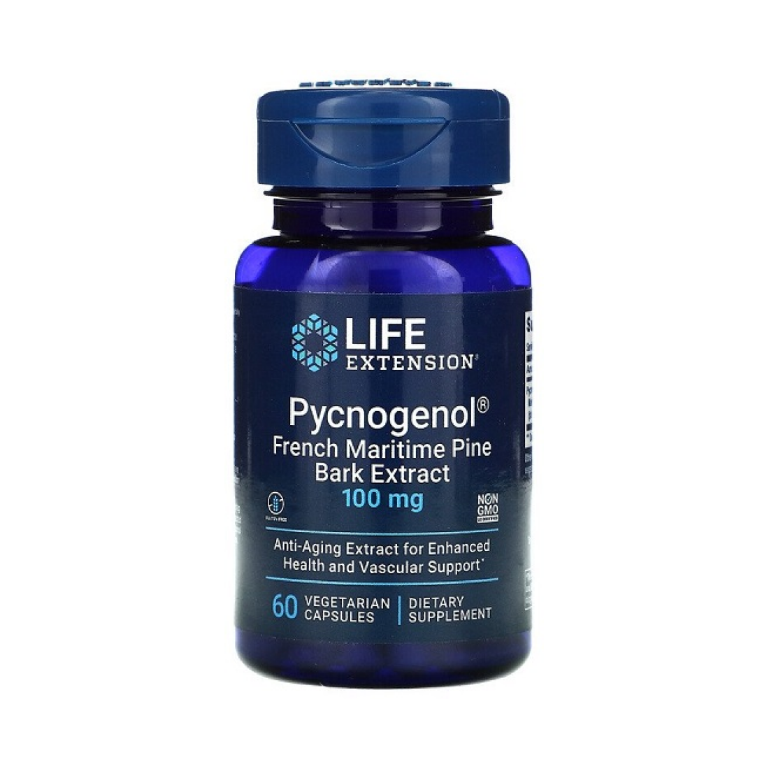 LIFE EXTENSION PYCNOGENOL FRENCH MARITIME PINE BARK EXTRACT 100MG - 60 VCAPS