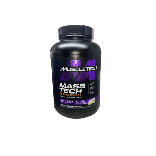 MUSCLETECH MASS-TECH EXTREME 2000 VANILLA MILKSHAKE - 2720 GRAMS