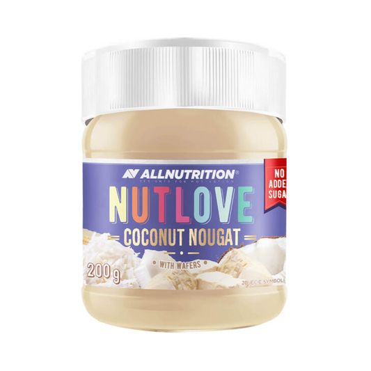ALLNUTRITION NUTLOVE COCONUT NOUGAT WITH WAFERS - 200 GRAMS