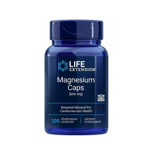 LIFE EXTENSION MAGNESIUM CAPS 500MG - 100 VCAPS