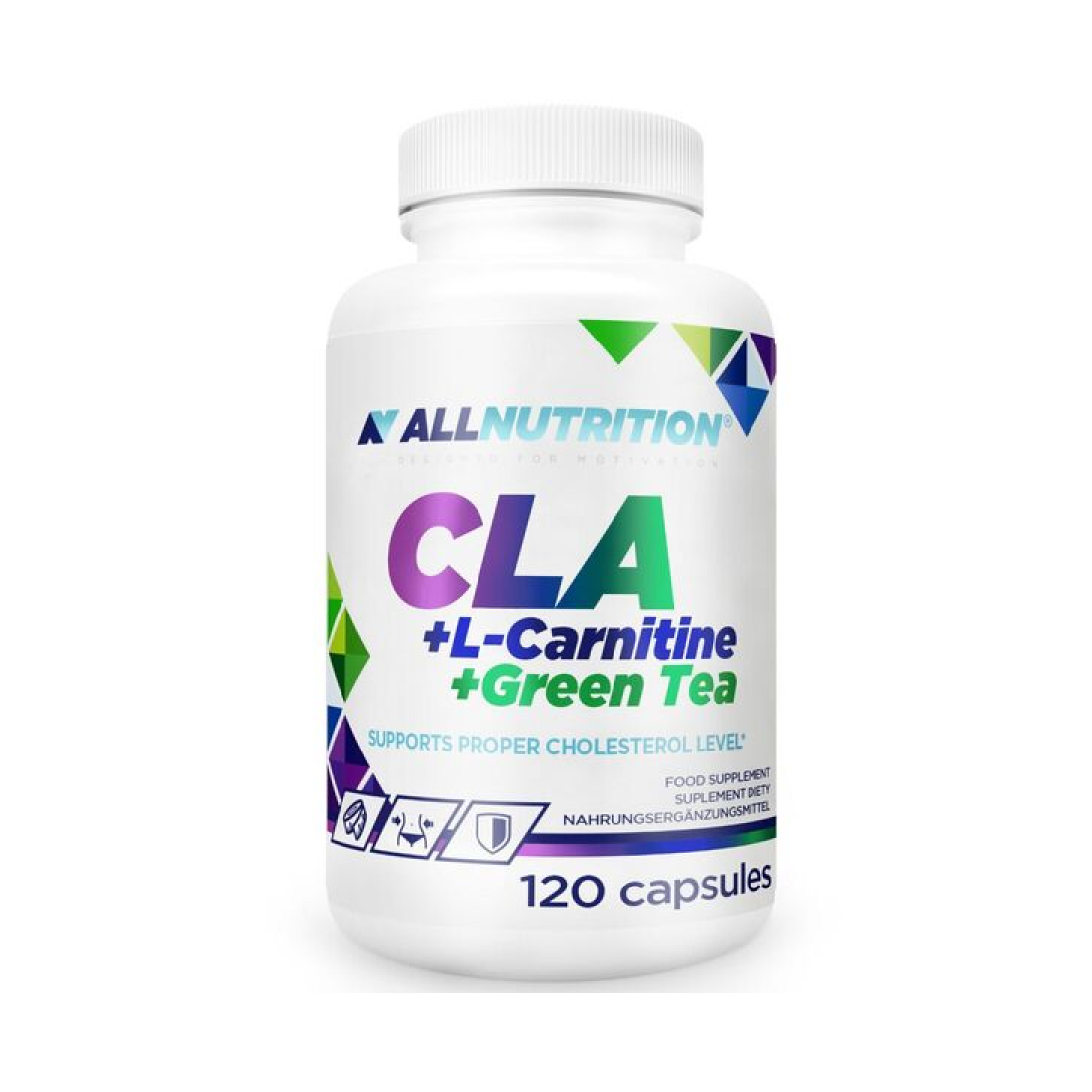 ALLNUTRITION CLA + L-CARNITINE + GREEN TEA - 120 CAPS (EAN 5902837755793)