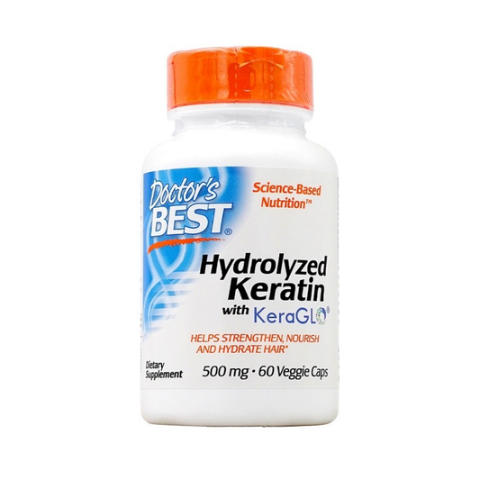 DOCTOR'S BEST HYDROLYZED KERATIN 500MG - 60 VCAPS