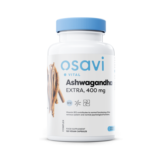 OSAVI ASHWAGANDHA EXTRA 400MG - 120 VEGAN CAPS