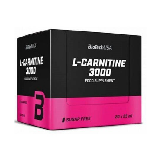 BIOTECHUSA L-CARNITINE 3000 LEMON - 20 X 25 ML