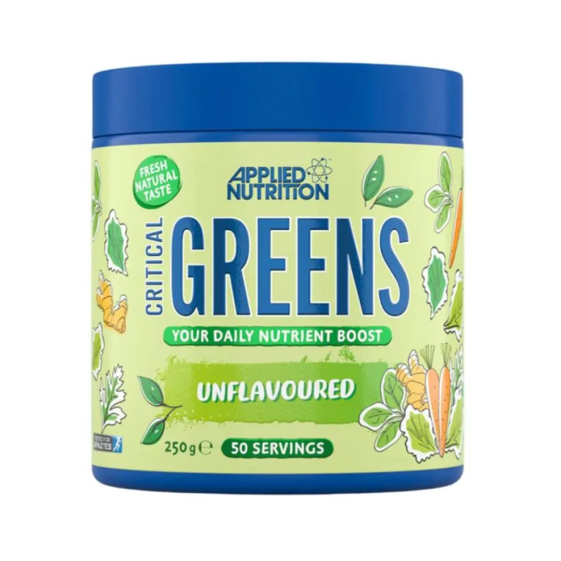 APPLIED NUTRITION CRITICAL GREENS UNFLAVOURED - 250 GRAMS