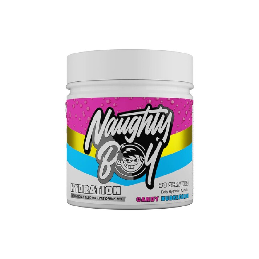 NAUGHTY BOY HYDRATION CANDY BUBBLEGUM - 255 GRAMS