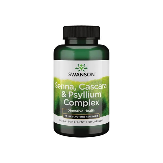 SWANSON SENNA CASCARA & PSYLLIUM COMPLEX - 90 CAPS