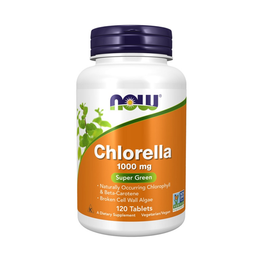 NOW FOODS CHLORELLA 1000MG - 120 TABLETS