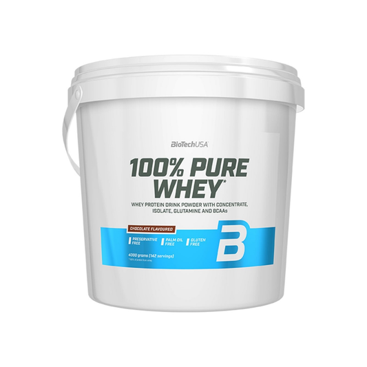 BIOTECHUSA 100% PURE WHEY BOURBON VANILLA - 4000 GRAMS