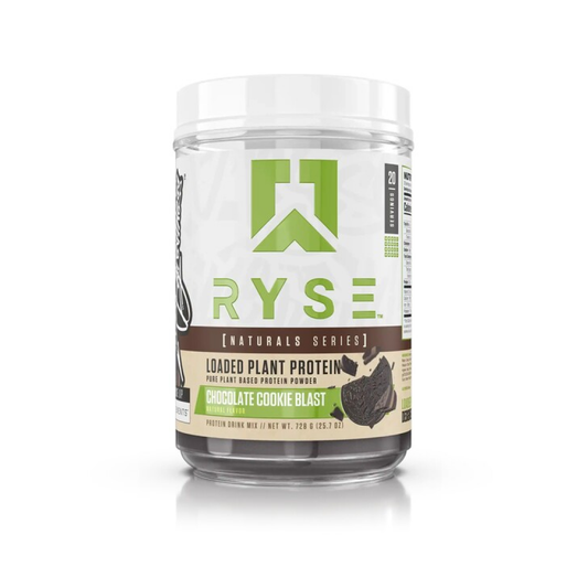 RYSE LOADED PLANT PROTEIN - NATURAL SERIES CHOCOLATE COOKIE BLAST - 728 GRAMS
