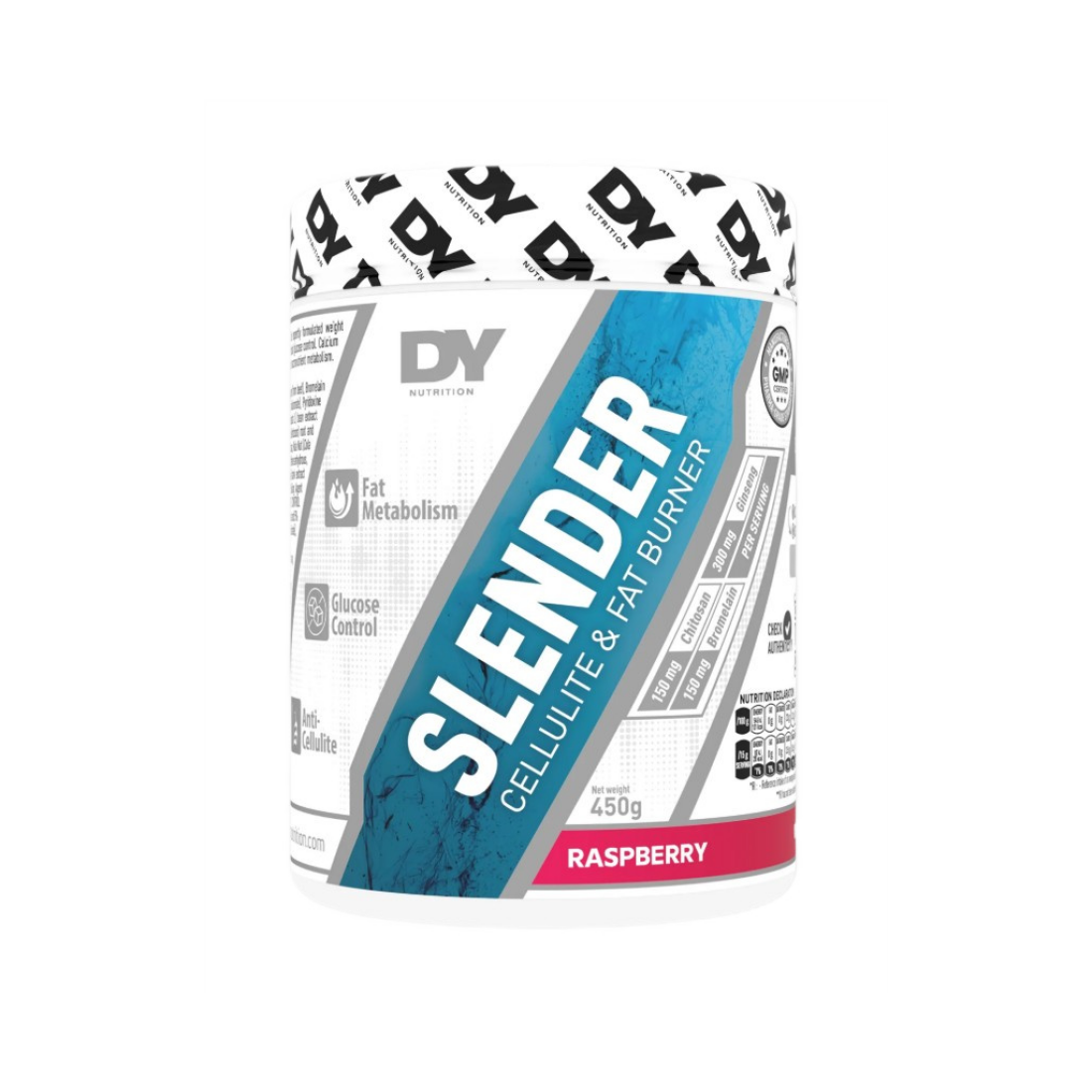 DORIAN YATES SLENDER CELLULITE & FAT BURNER RASPBERRY - 450 GRAMS
