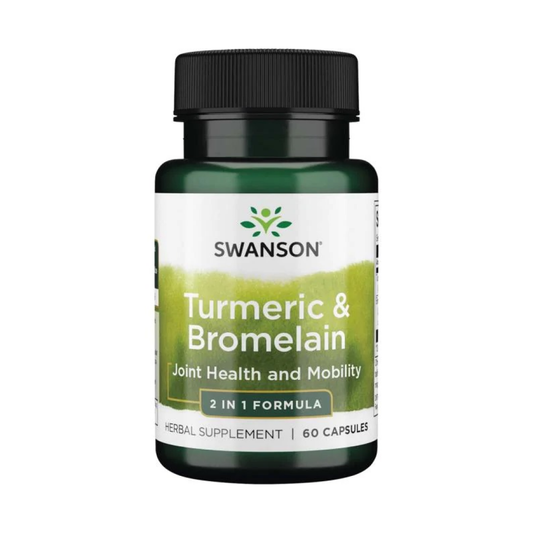 SWANSON TURMERIC & BROMELAIN - 60 CAPS