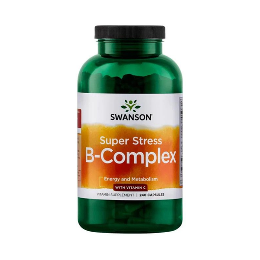 SWANSON SUPER STRESS B-COMPLEX WITH VITAMIN C - 240 CAPS
