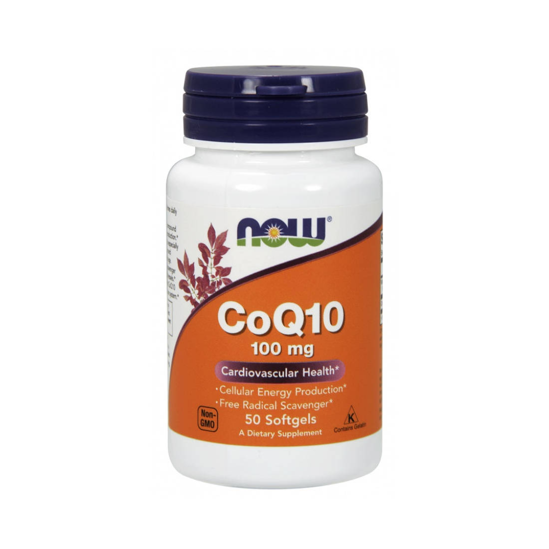 NOW FOODS COQ10 100MG - 50 SOFTGELS