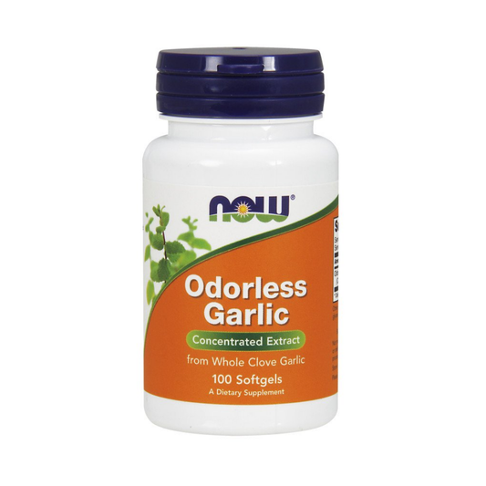 NOW FOODS ODORLESS GARLIC - 100 SOFTGELS