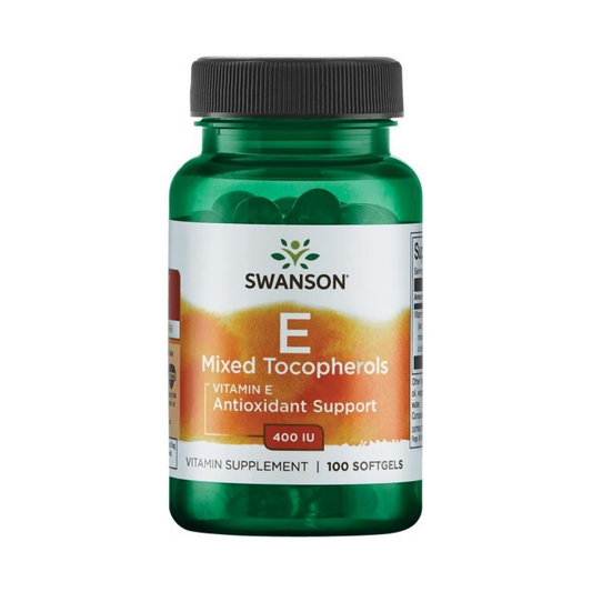 SWANSON VITAMIN E MIXED TOCOPHEROLS 400 IU - 100 SOFTGELS