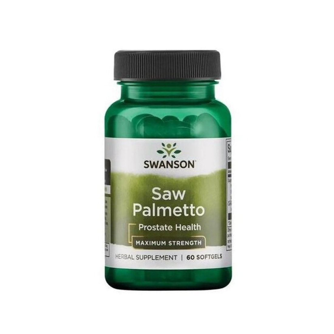 SWANSON SAW PALMETTO MAXIMUM STRENGTH - 60 SOFTGELS
